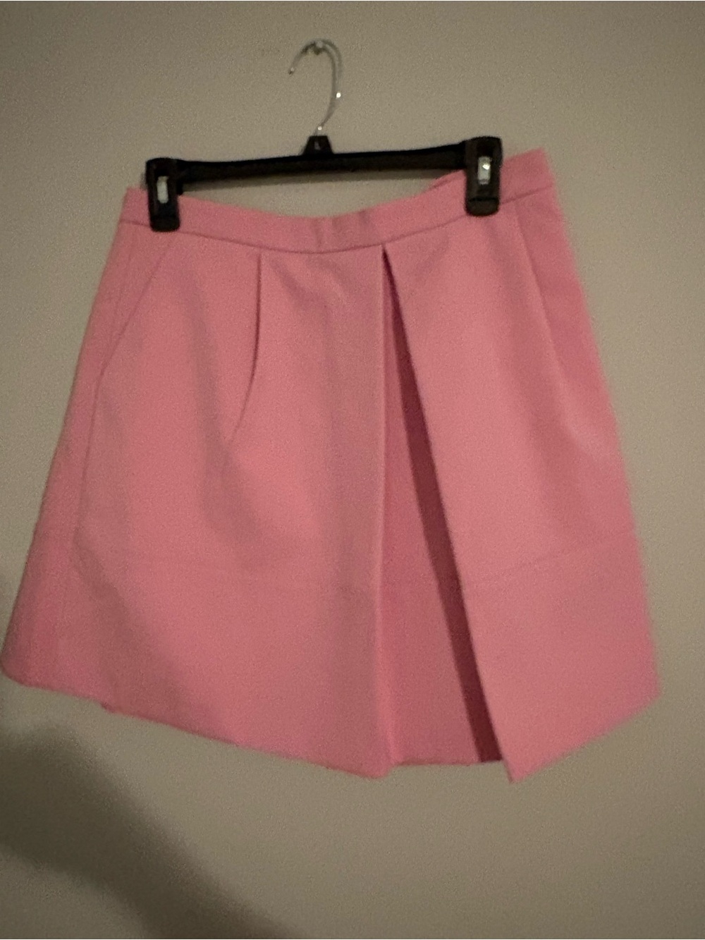 J. Crew Pink Pleated Mini Skirt